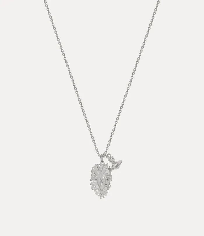Vivienne Westwood Necklaces Women Veronica Pendant Necklace Platinum