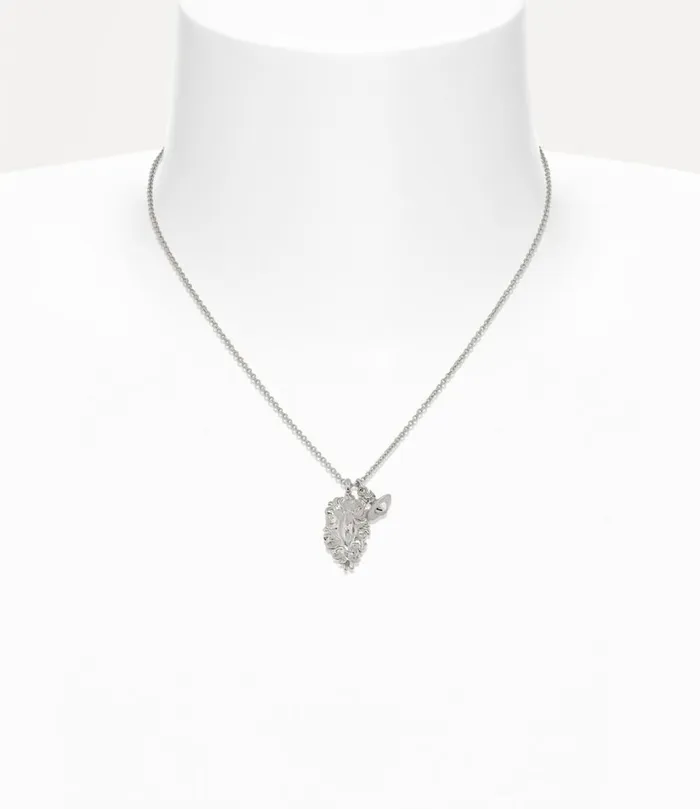Vivienne Westwood Necklaces Women Veronica Pendant Necklace Platinum