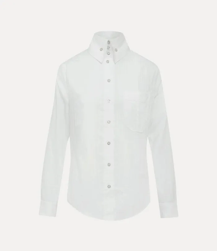 Vivienne Westwood Tops And Shirts Women Classic Krall Shirt White Stripes