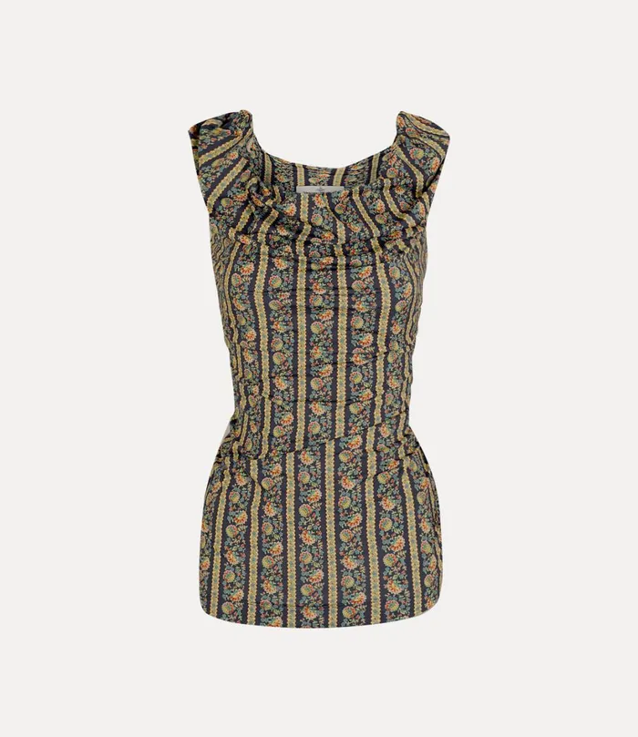 Vivienne Westwood Tops And Shirts Women Ginnie Jersey Top Flowers