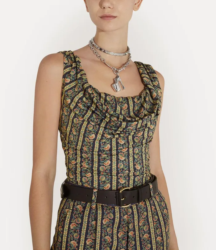 Vivienne Westwood Tops And Shirts Women Ginnie Jersey Top Flowers