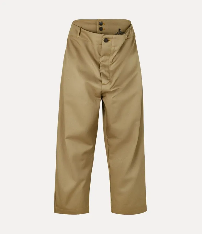 Vivienne Westwood Trousers And Shorts Men Alien Trousers Camel