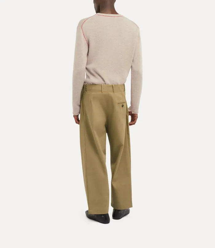 Vivienne Westwood Trousers And Shorts Men Alien Trousers Camel