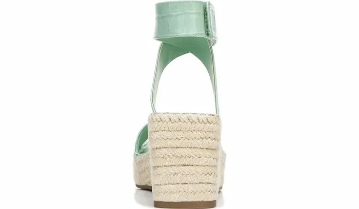 Wedge Sandals Women Franco Sarto Franco Carezza Espadrille Wedge Sandal Mint Leather