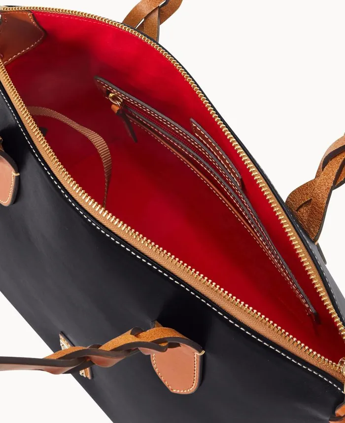 Wexford Leather Celeste Satchel Black Woman Dooney and Bourke Satchels