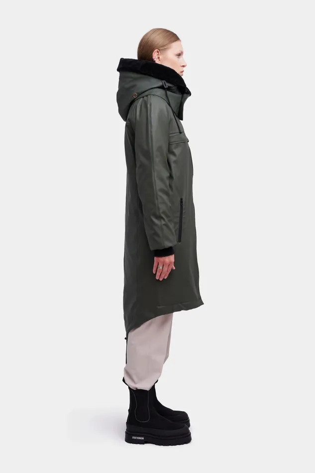 Winter Coats Men Stutterheim Kalix Parka Green