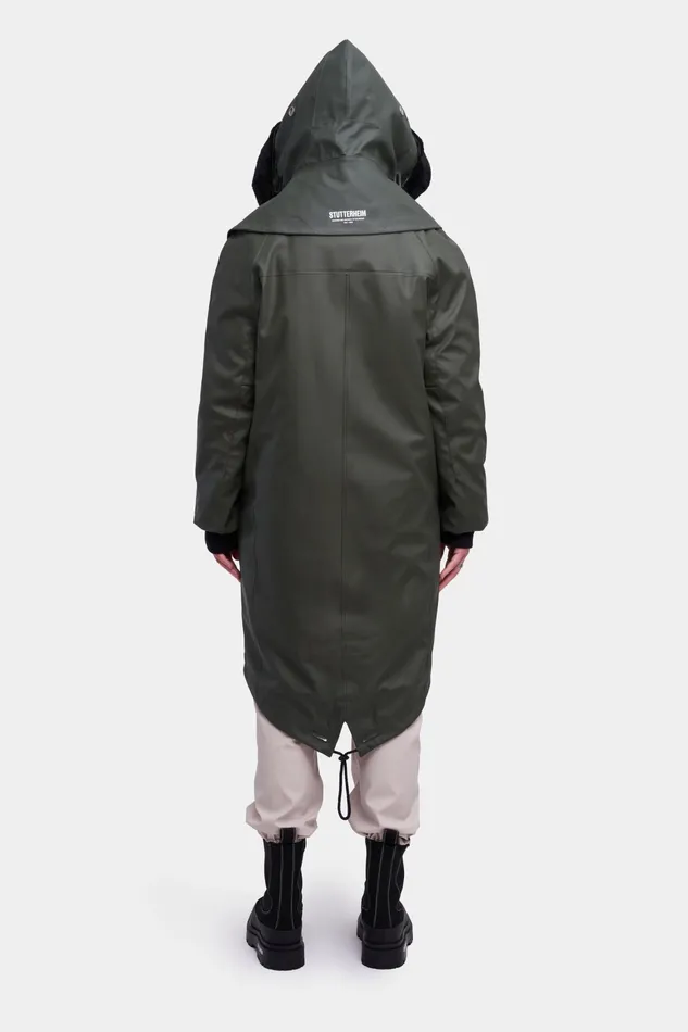 Winter Coats Men Stutterheim Kalix Parka Green