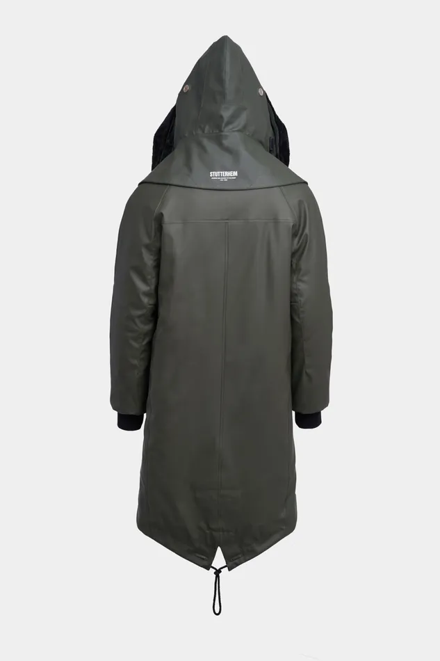 Winter Coats Men Stutterheim Kalix Parka Green