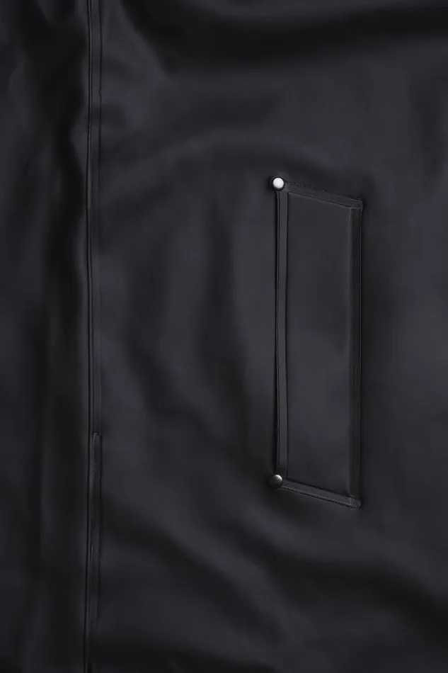 Winter Coats Women Stutterheim Mosebacke Long Winter Jacket Black