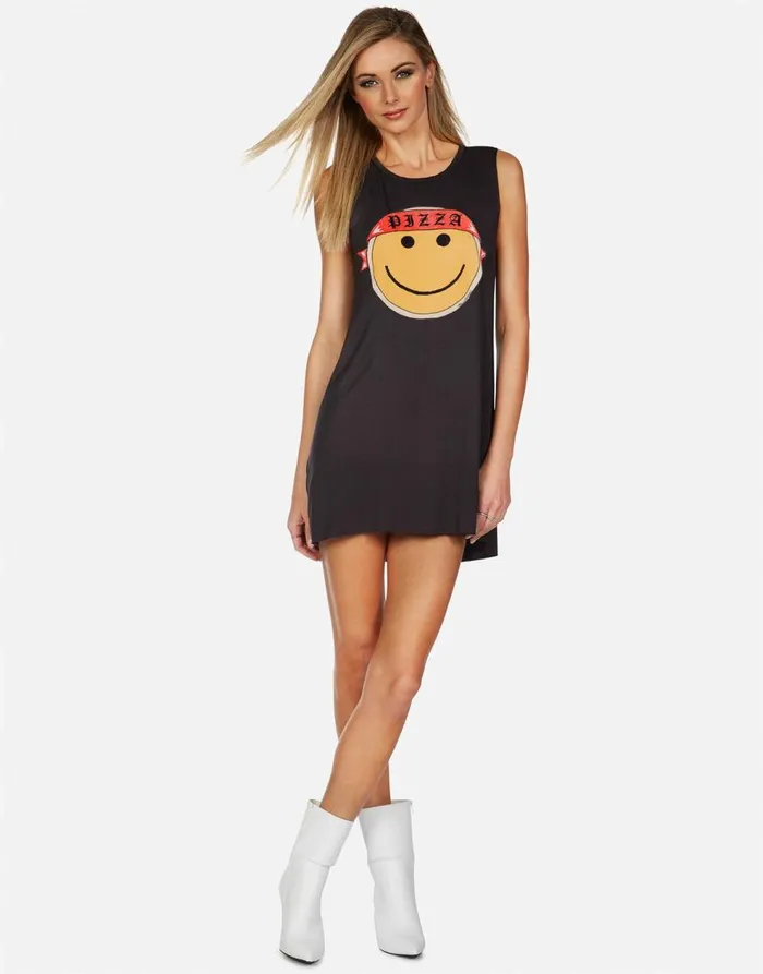 Women039s Deanna Happy Pizza Onyx Lauren Moshi Dresses
