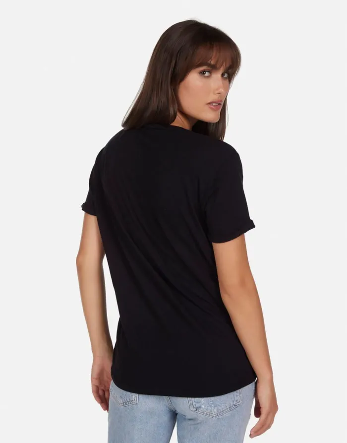 Women039s Edda Neon Stud Elements Black Lauren Moshi Short Sleeve