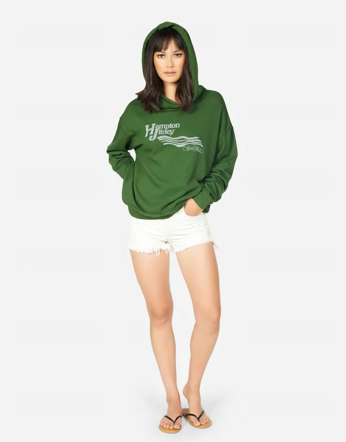 Women039s Harmony Hampton Jitney Forest Green Lauren Moshi Hoodies