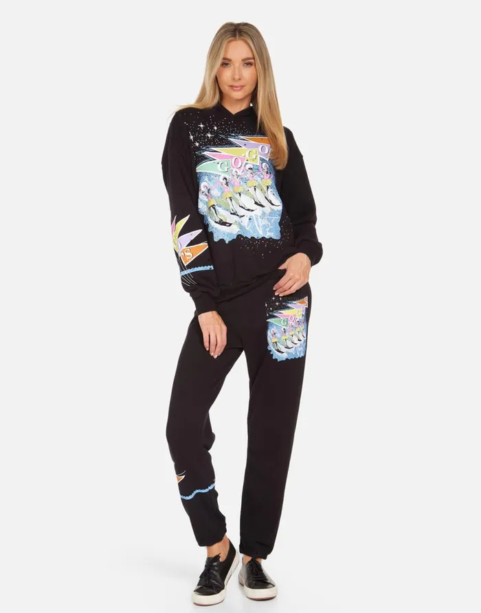 Women039s Harmony The GOGO039s Vacation Tour Black Lauren Moshi Hoodies