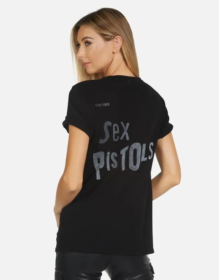 Women039s Myra X Sex Pistols Black Lauren Moshi Short Sleeve