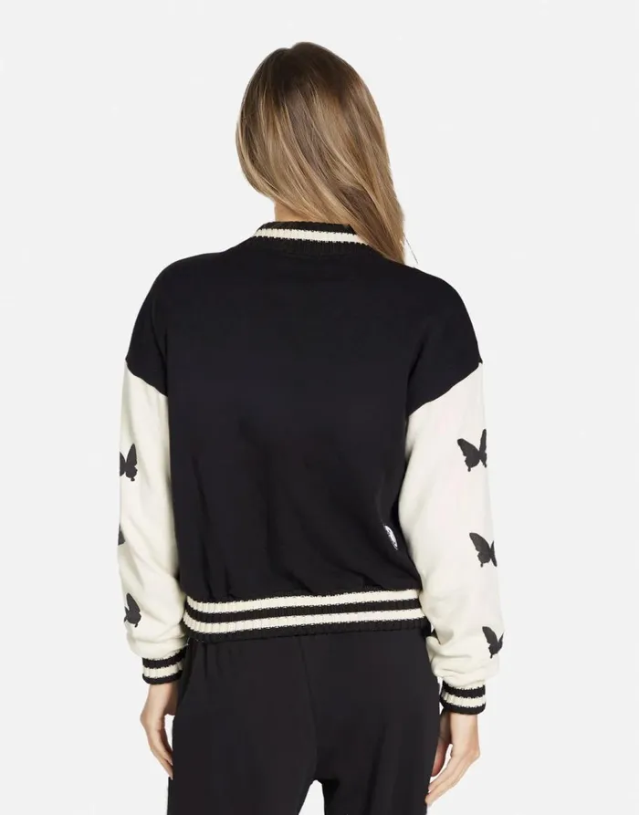 Women039s Taissa Butterflies Blackbone Lauren Moshi Jackets