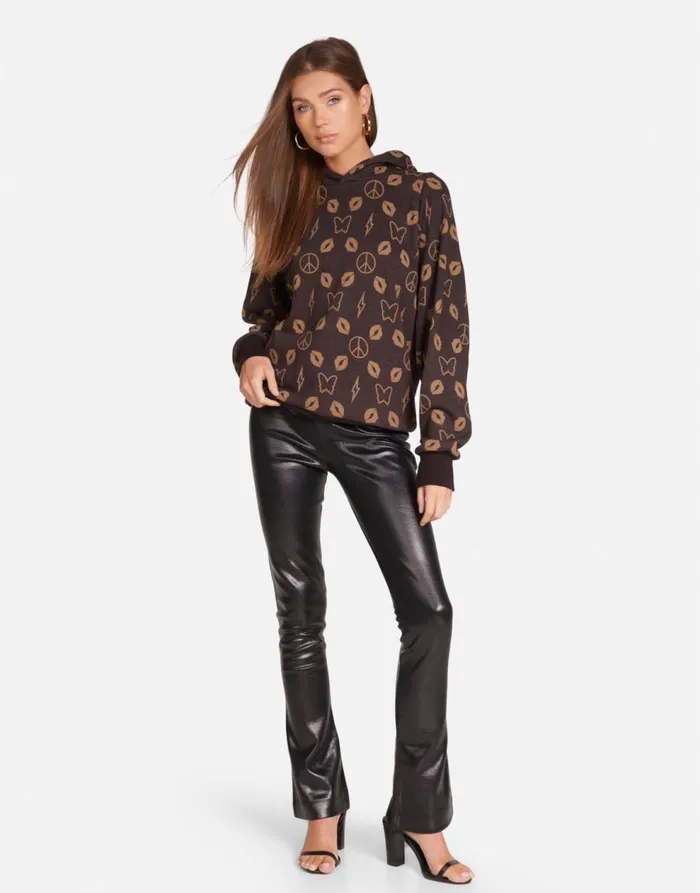 Women039s Trina Designer Bear Brown Bear Lauren Moshi Hoodies