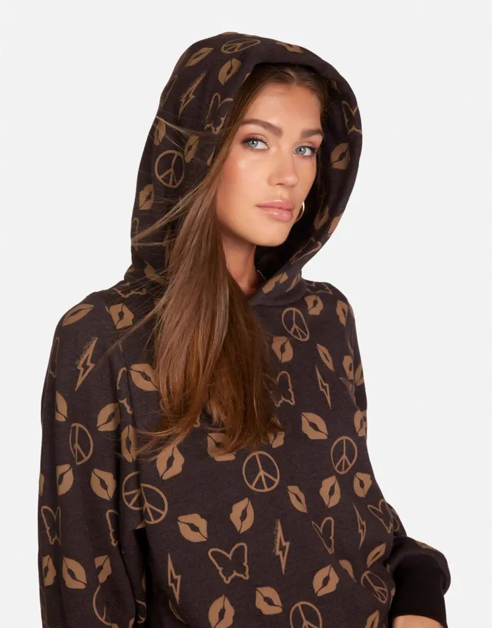 Women039s Trina Designer Bear Brown Bear Lauren Moshi Hoodies