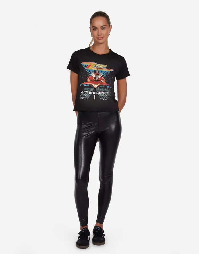 Women039s Ursula ZZ Top Afterburner Black Haze Lauren Moshi Short Sleeve