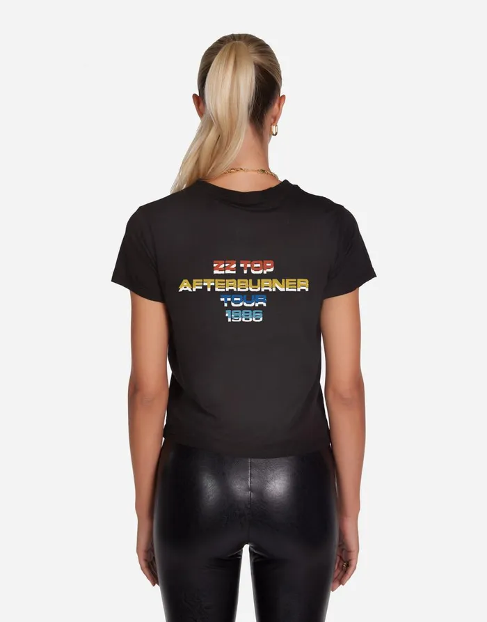 Women039s Ursula ZZ Top Afterburner Black Haze Lauren Moshi Short Sleeve