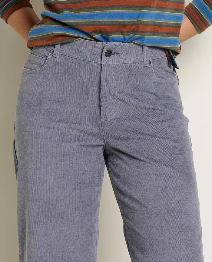 Women8217s Karuna Cord Wide Leg Pant Storm Women8217s Pants ToadandCo