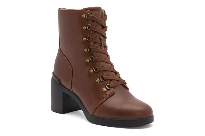 Women ABEO Footwear Boots Metropolis Lace Brown
