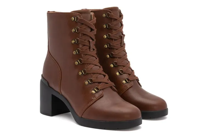 Women ABEO Footwear Boots Metropolis Lace Brown Women ABEO Footwear Boots Metropolis Lace Brown