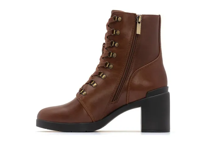Women ABEO Footwear Boots Metropolis Lace Brown Women ABEO Footwear Boots Metropolis Lace Brown