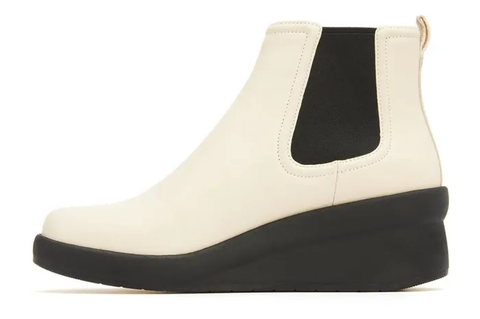 Women ABEO Footwear Boots Passage Chelsea Off White