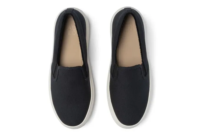 Women ABEO Footwear Casual Shoes Jumpstreet Slip On Black Canvas