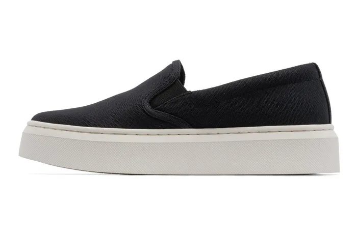 Women ABEO Footwear Casual Shoes Jumpstreet Slip On Black Canvas