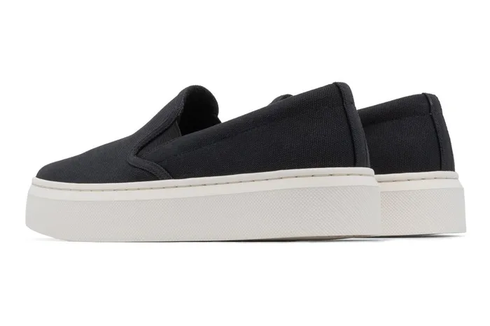 Women ABEO Footwear Casual Shoes Jumpstreet Slip On Black Canvas