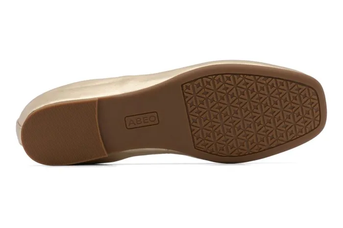 Women ABEO Footwear Dress Cadence Bow Light Gold Leather Women ABEO Footwear Dress Cadence Bow Light Gold Leather