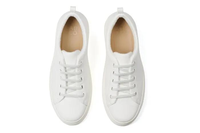 Women ABEO Footwear Sneakers Jumpstreet Bungee White Leather
