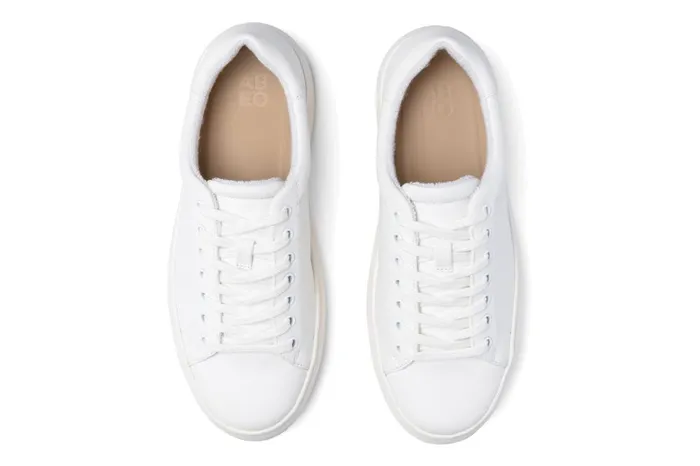 Women ABEO Footwear Sneakers Jumpstreet Sneaker White Leather