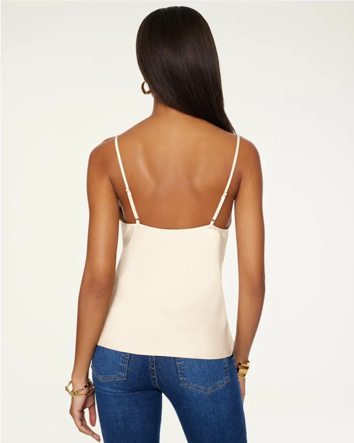 Women Abigail Cowl Neck Tank Top Ivory Ramy Brook Tops Women Abigail Cowl Neck Tank Top Ivory Ramy Brook Tops