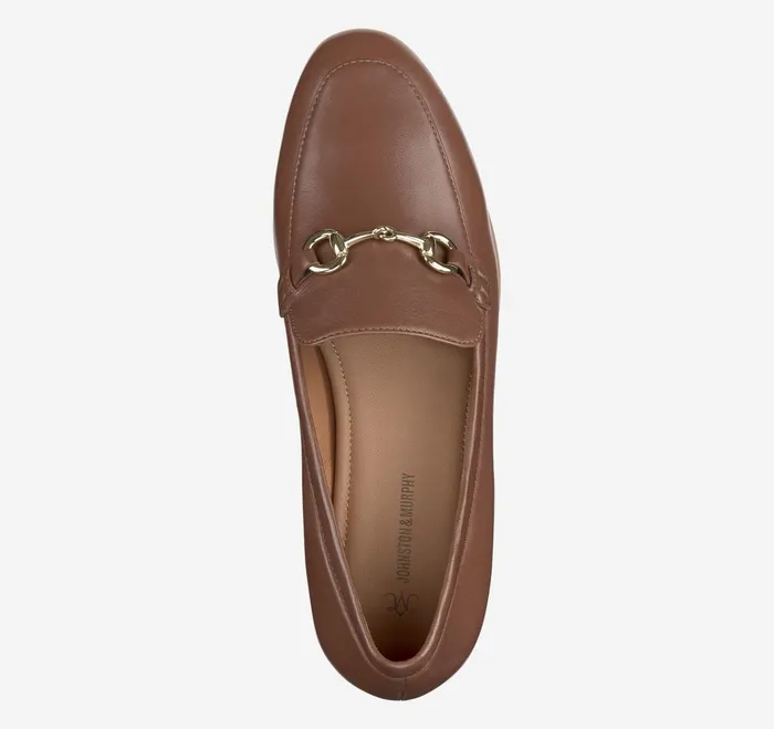 Women Ali Bit Loafer Cognac Glove Leather JohnstonandMurphy Mules and Loafers Women Ali Bit Loafer Cognac Glove Leather JohnstonandMurphy Mules and Loafers