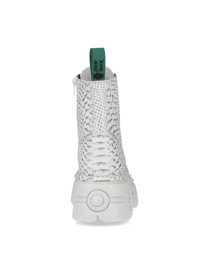 Women Ankle Boot Metallic MMili083cV8 New Rock Military