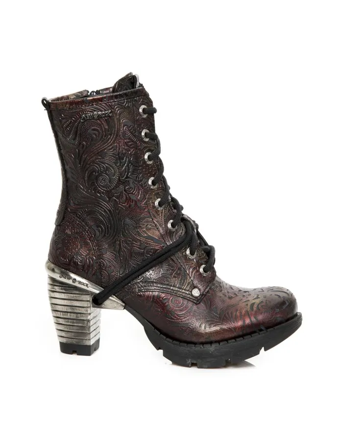 Women Ankle Boot Trail MTr001C80 New Rock Military
