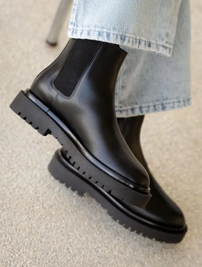 Women Ankle Boots Bobbies Carly Intense Black