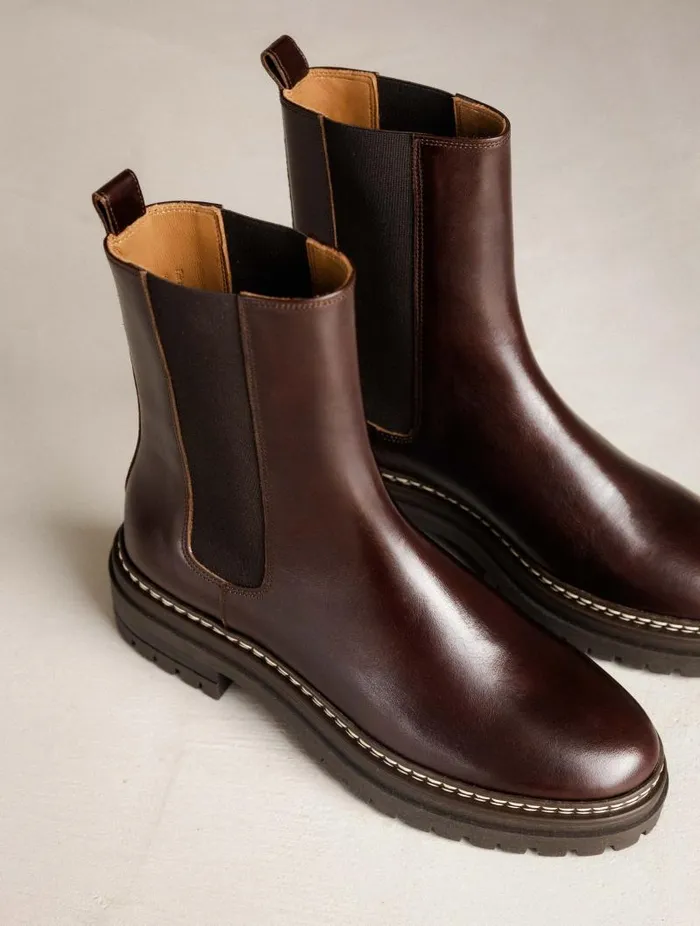 Women Ankle Boots Bobbies Clover Irish Coffee