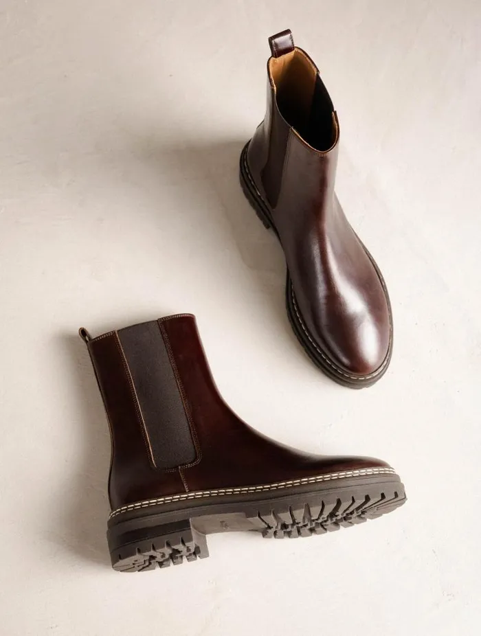 Women Ankle Boots Bobbies Clover Irish Coffee