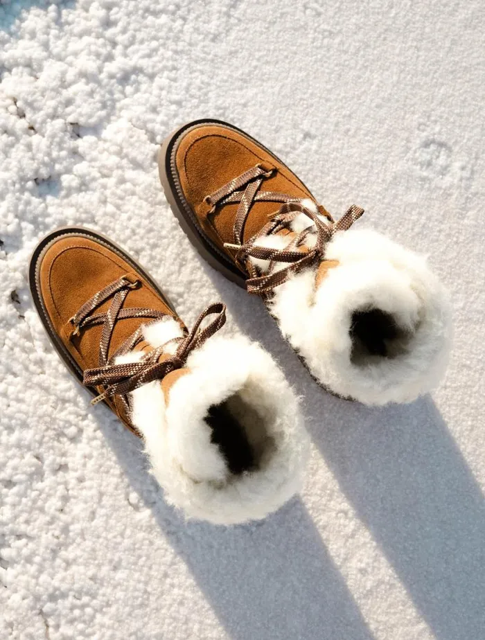 Women Ankle Boots Bobbies Iga Camel