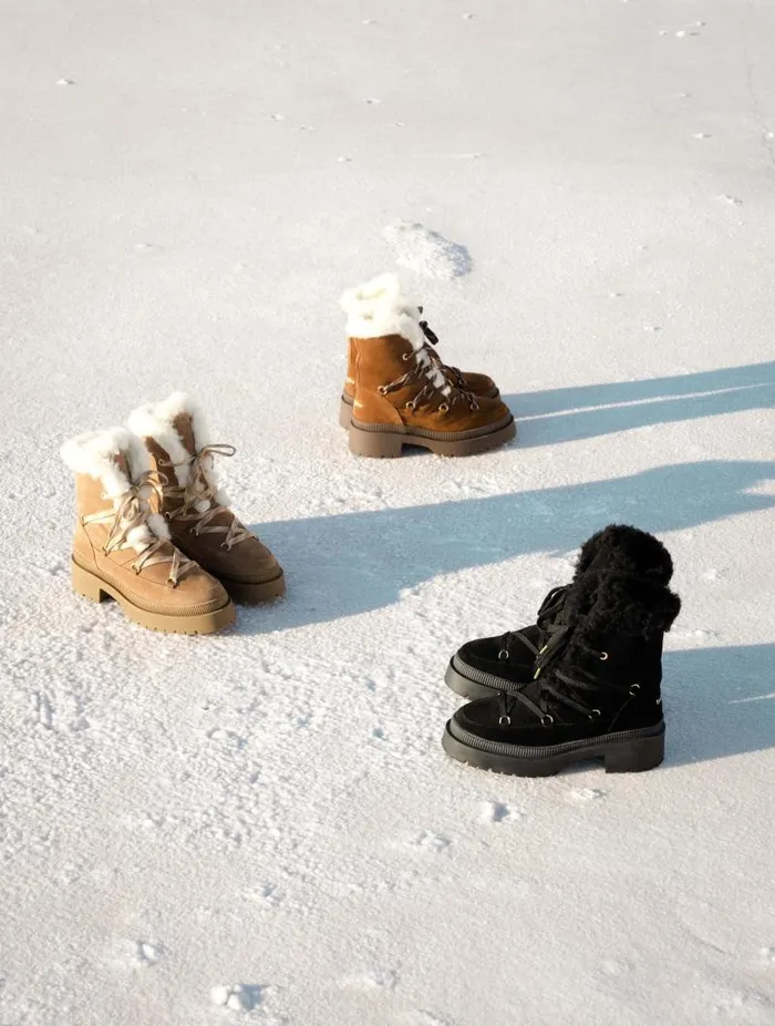 Women Ankle Boots Bobbies Iga Camel