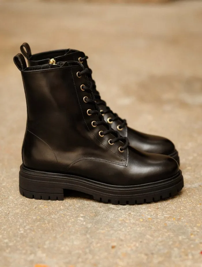 Women Ankle Boots Bobbies Max Intense Black
