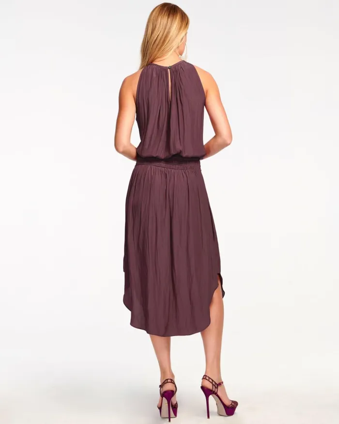 Women Audrey Smocked Midi Dress Navy Ramy Brook Dresses Women Audrey Smocked Midi Dress Navy Ramy Brook Dresses