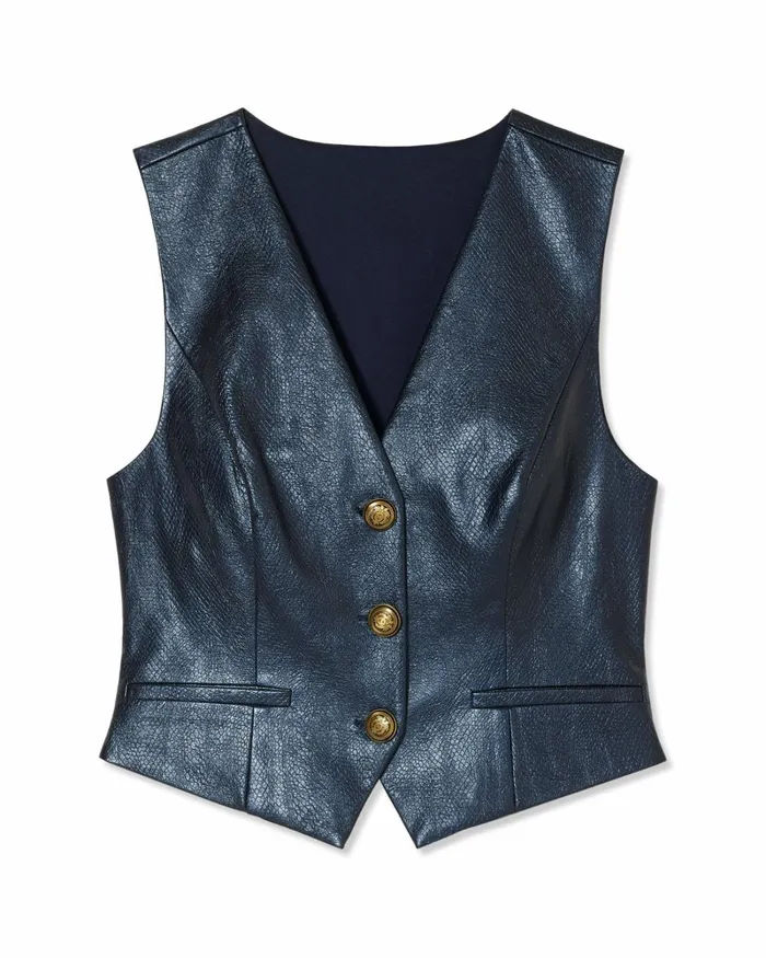 Women Autumn Vest Black Ramy Brook Tops