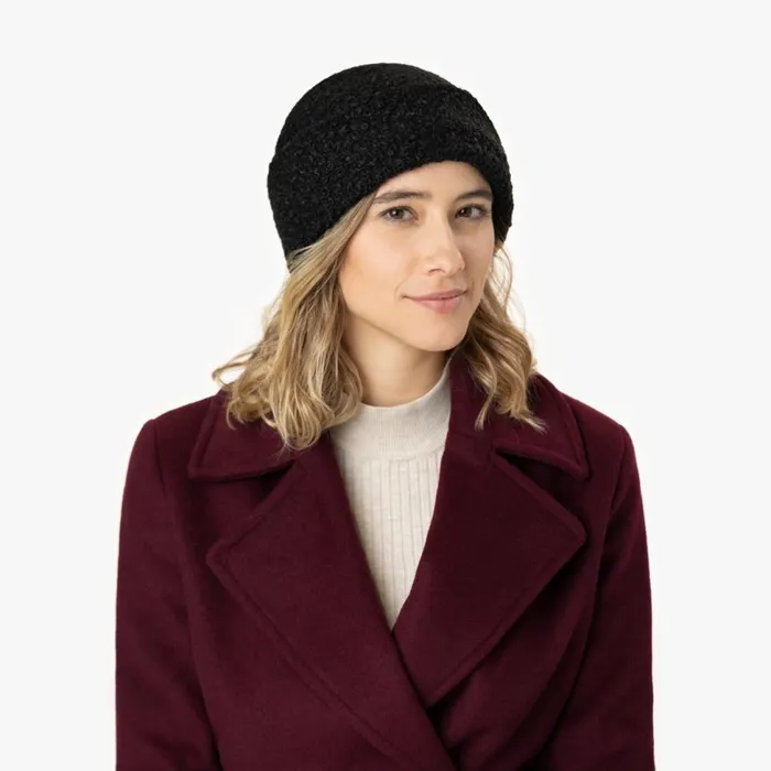 Women Beanie Hats Mayser Irina Fedora Hat Black