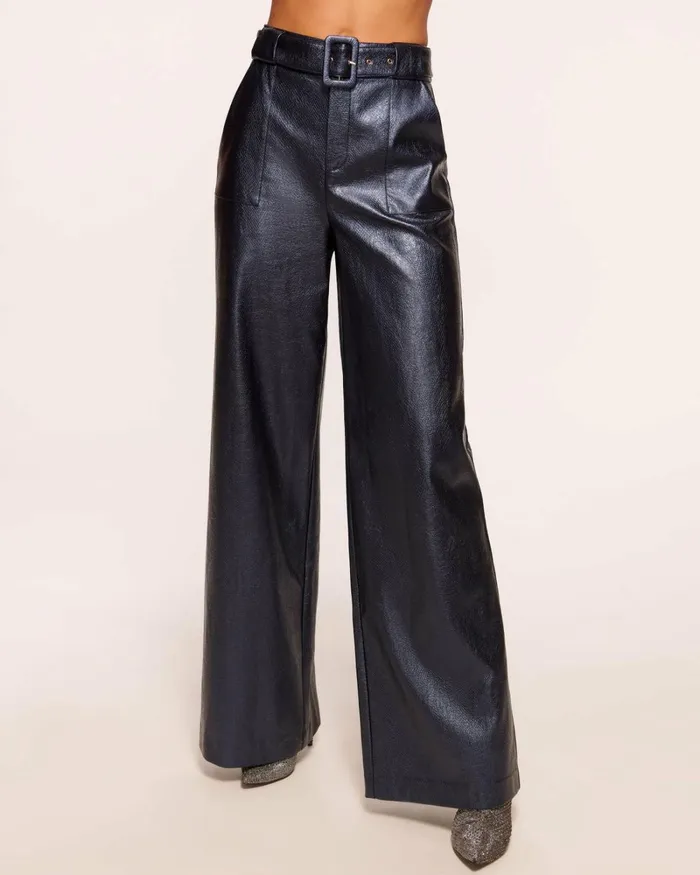 Women Bella Wide Leg Trouser Navy Ramy Brook Pants