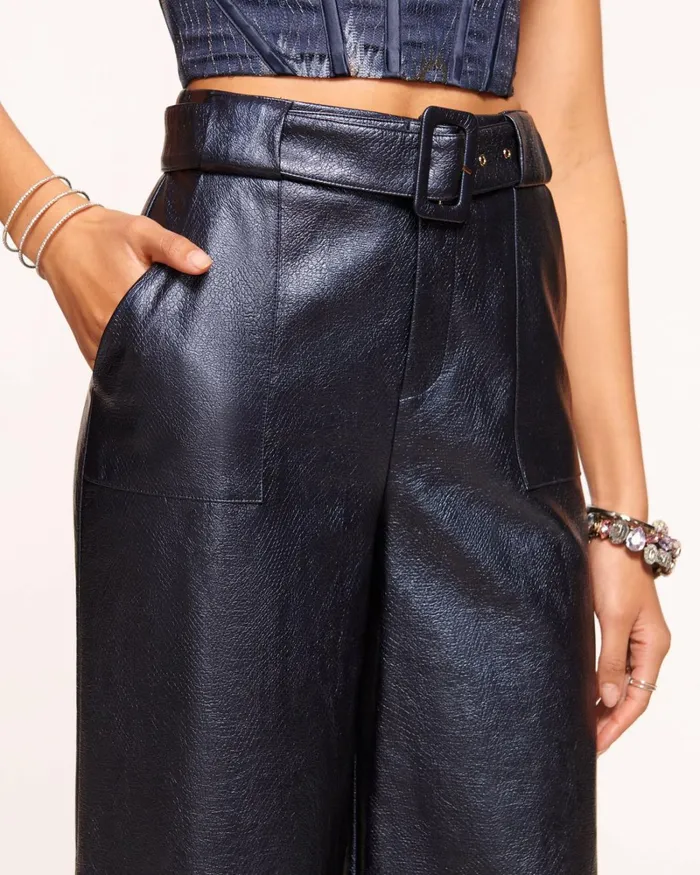 Women Bella Wide Leg Trouser Navy Ramy Brook Pants Women Bella Wide Leg Trouser Navy Ramy Brook Pants