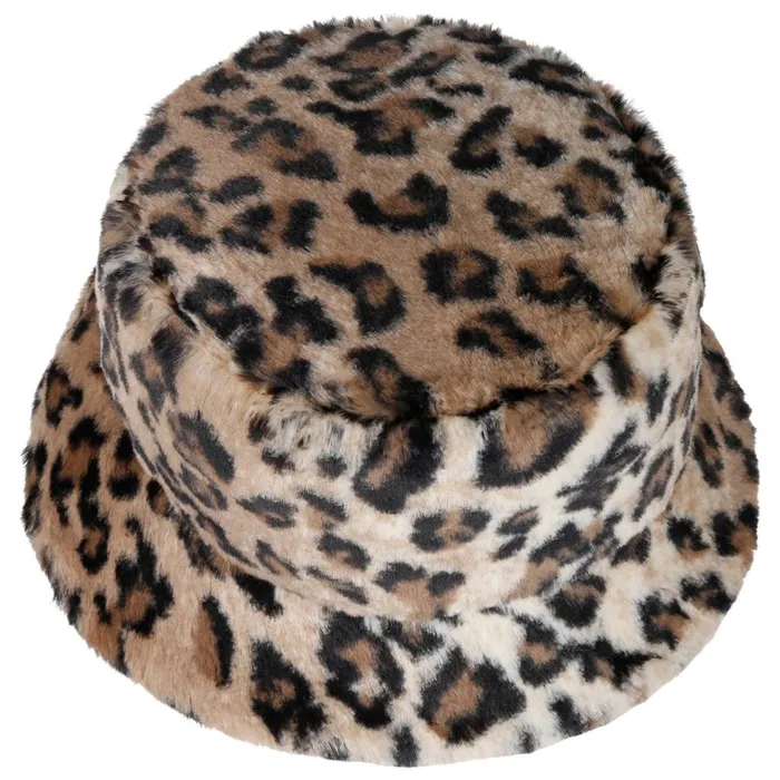Women Bucket Hats Mayser Ella Bucket Fabric Hat With Leopard Pattern Beige Women Bucket Hats Mayser Ella Bucket Fabric Hat With Leopard Pattern Beige